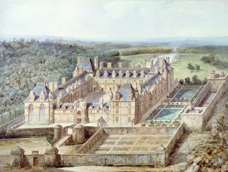 View of the Chateau of Ecouen